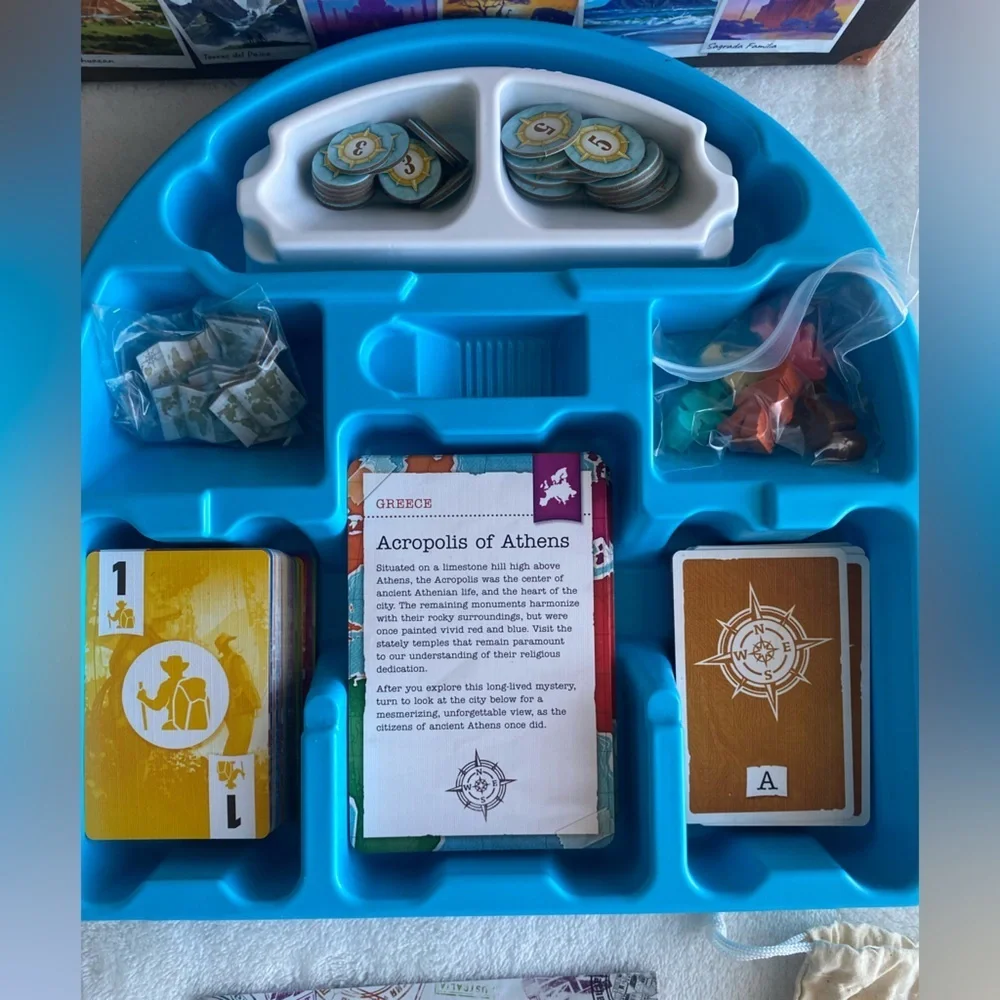 Trekking The‎ World Board Game 2020 Underdog Games Pretend Play Geography Travel